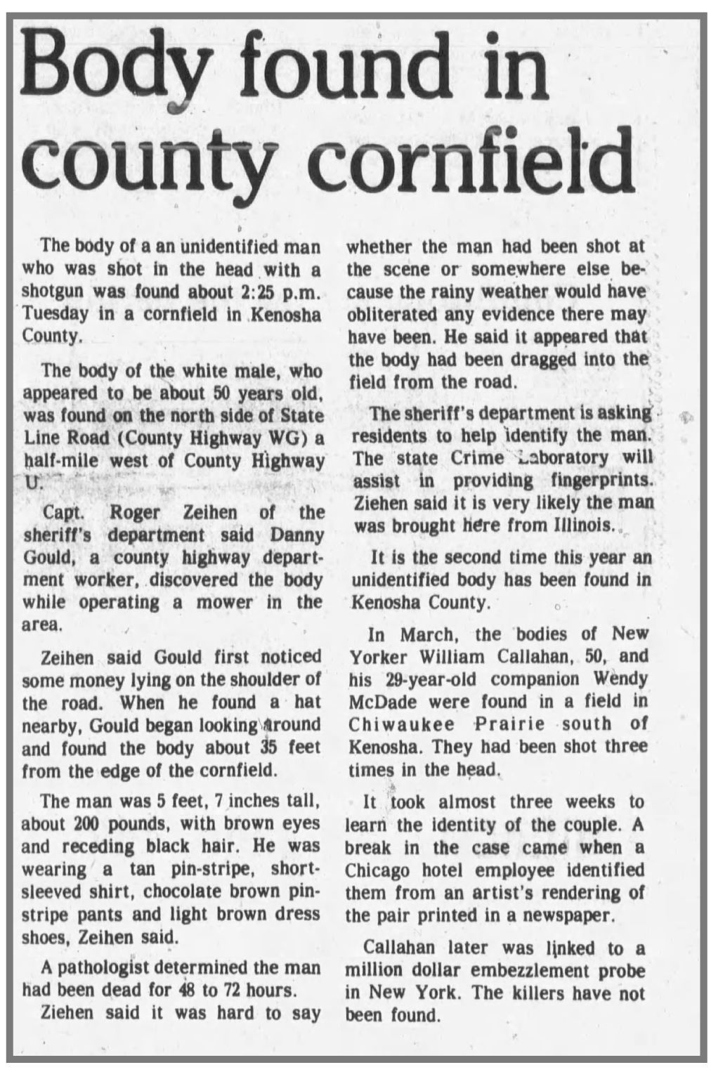 Kenosha News (Kenosha, Wisconsin) · 2 Sep 1981, Wed · Page 1